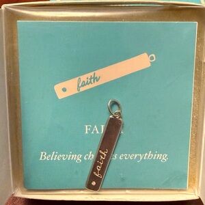 NIB Stella & Dot Faith Charm
